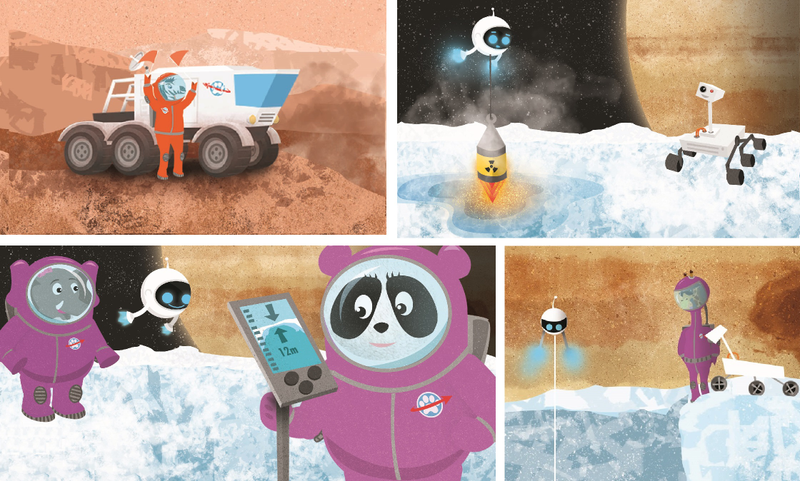 Illustration for article titled Take a Perilous Journey Into Europa's Ocean in This Science Fiction Book for Kids